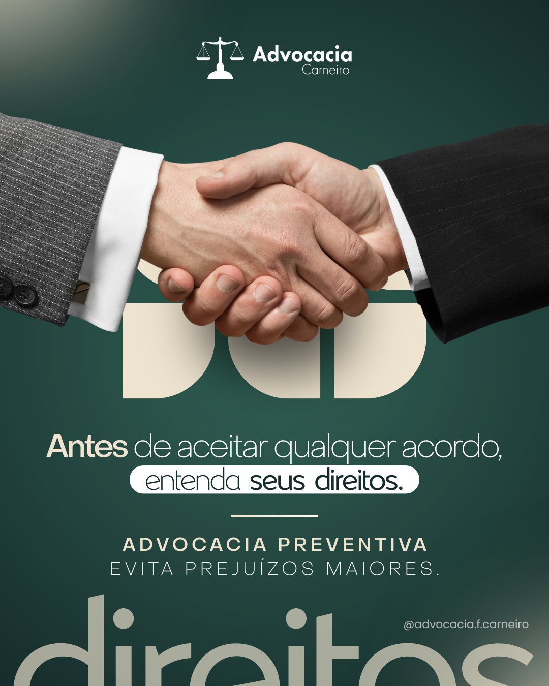 Antes de aceitar qualquer acordo, entenda seus direitos